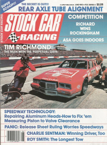 STOCK CAR RACING 1983 JUNE - Sentman, Lape, Richmond, Smith, Aluminum Heads